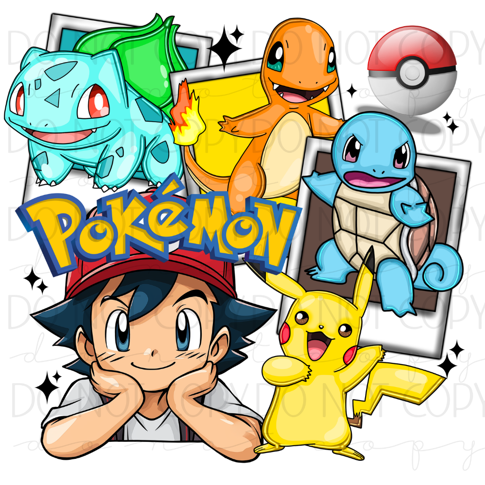 DTF TRANSFER|POKEMON|174