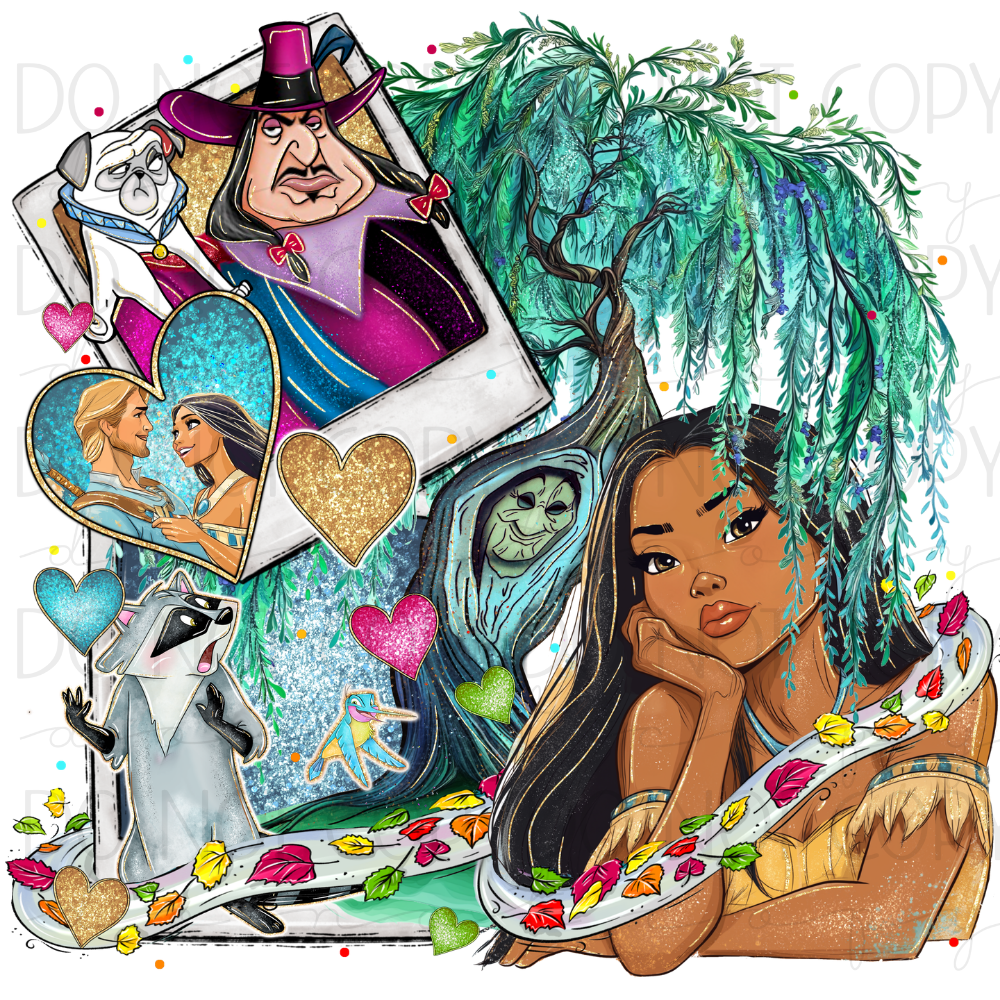 DTF TRANSFER|POCAHONTAS|152