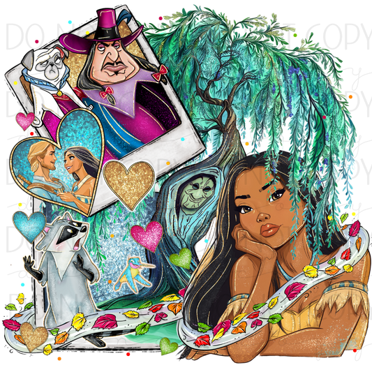 DTF TRANSFER|POCAHONTAS|152