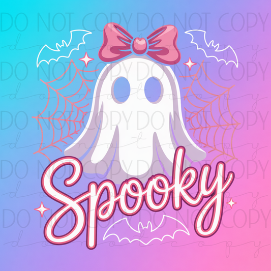 DTF TRANSFER|SPOOKY GHOST| 19
