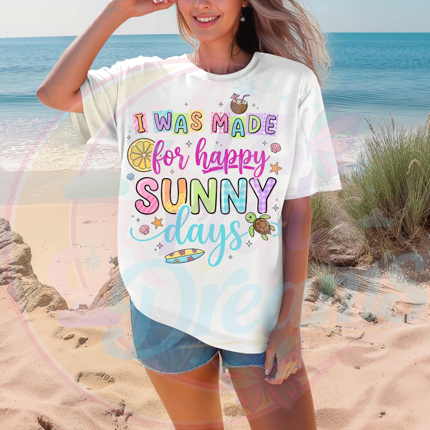 SUMMER DTF TRANFERS|READY TO PRESS 696