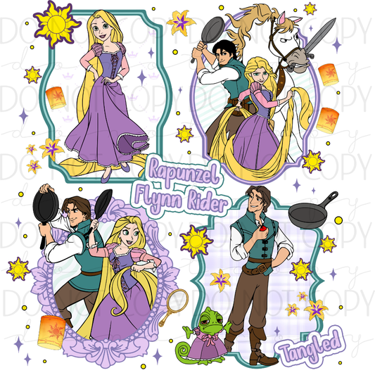 DTF TRANSFER|RAPUNZEL|196