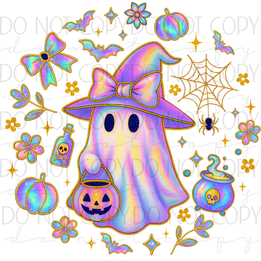DTF TRANSFER|HOLO GHOST| 22