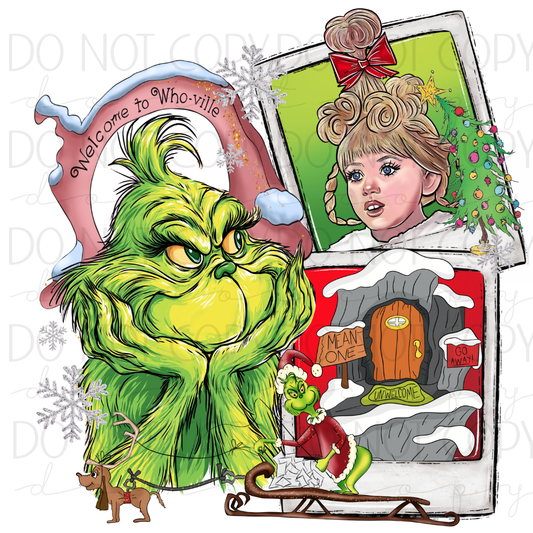 DTF TRANSFER|GREEN GUY|207