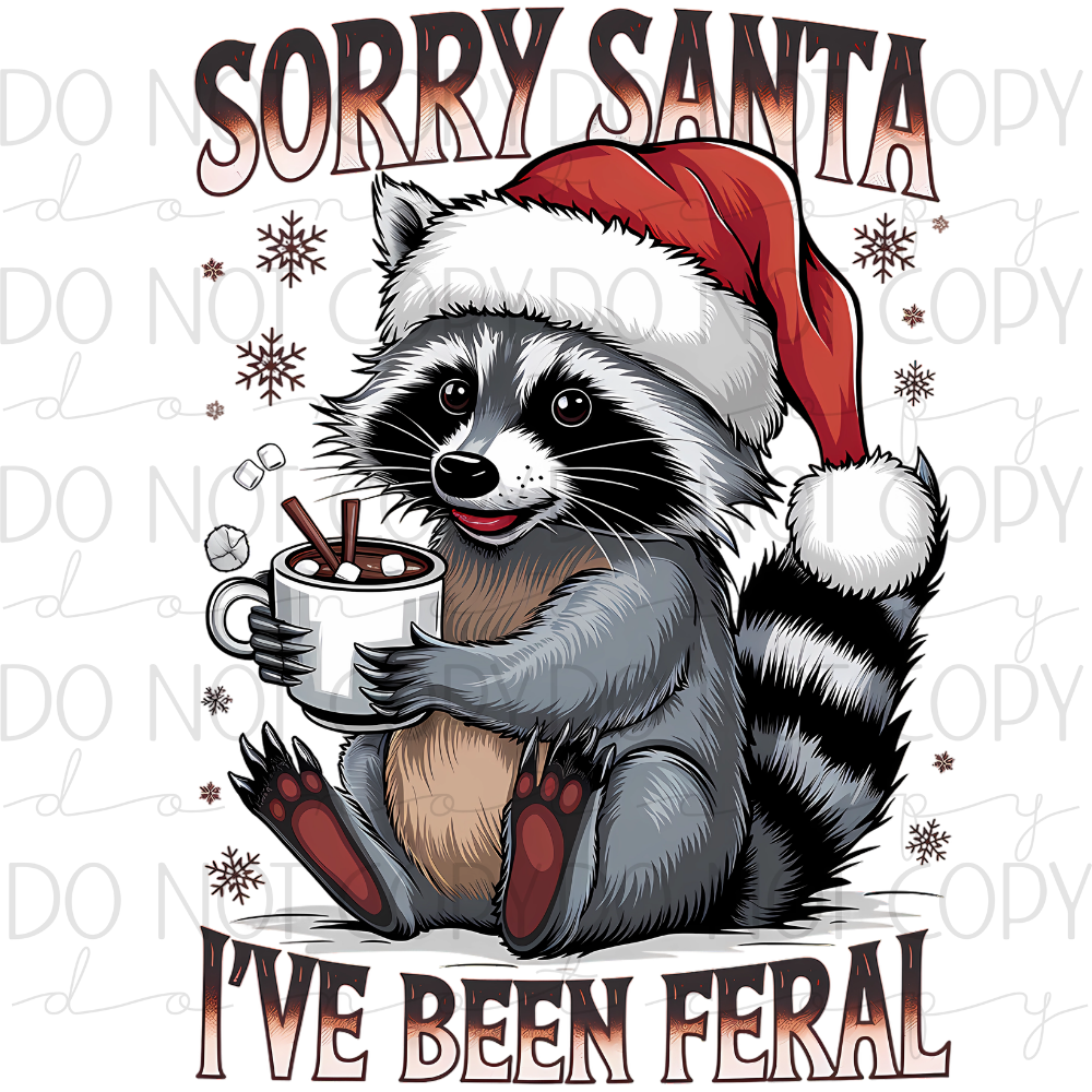 DTF TRANSFER|XMAS FERAL|209