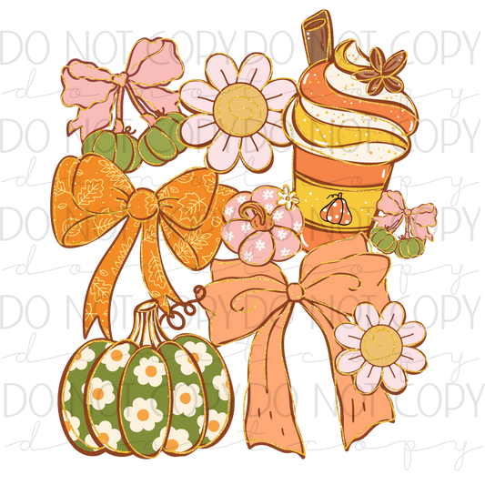DTF TRANSFER|FALL PUMKIN| 24