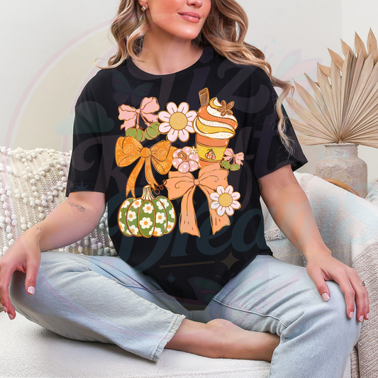 COQUETTE PUMKIN DTF TRANFERS|READY TO PRESS 25