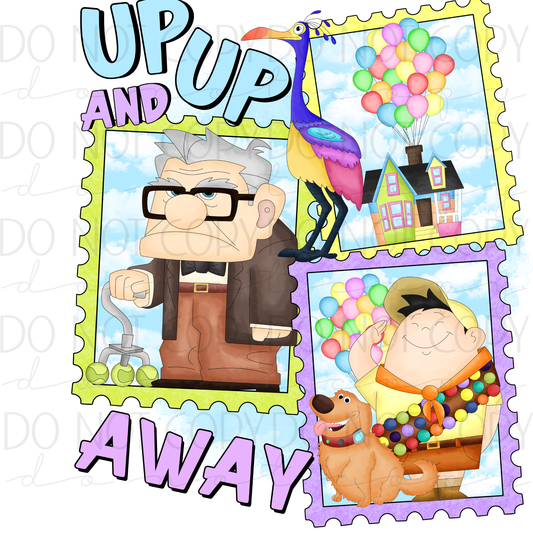 DTF TRANSFER|UP AWAY|384