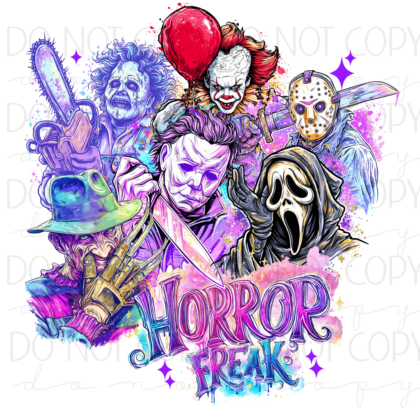 DTF TRANSFER|HORROR FREAK| 27