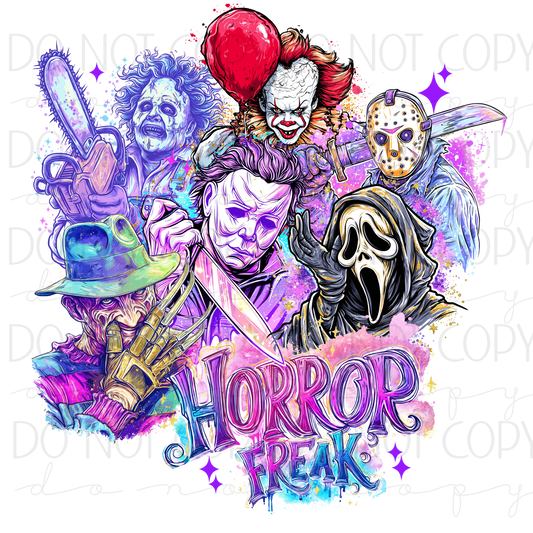 DTF TRANSFER|HORROR FREAK| 27