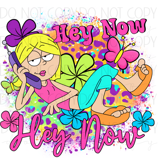 DTF TRANSFER|HEY NOW|387