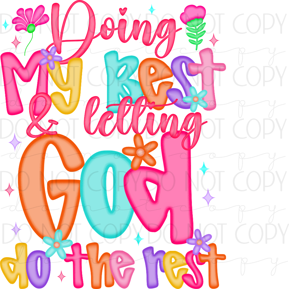 DTF TRANSFER|GOD|258