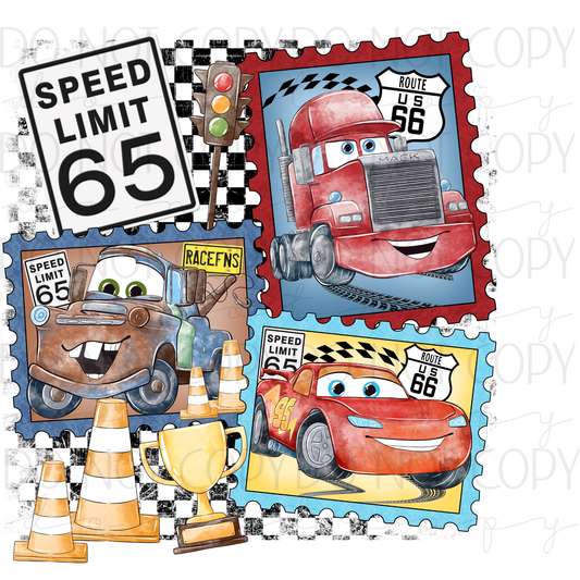 DTF TRANSFER|CARS|390