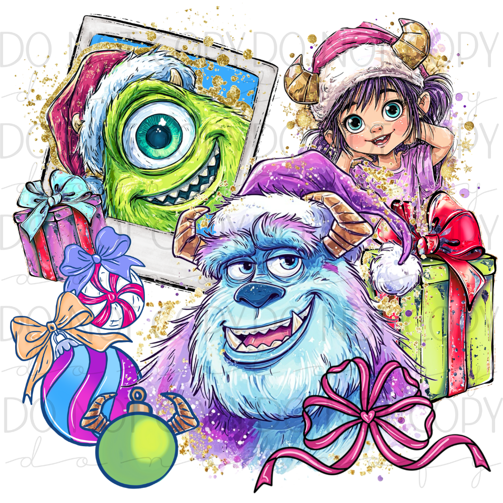 DTF TRANSFER|MONSTER BOO|282