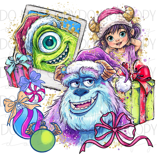 DTF TRANSFER|MONSTER BOO|282