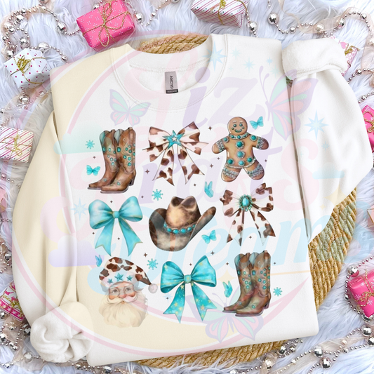 SANTA DTF TRANFERS|READY TO PRESS  1043