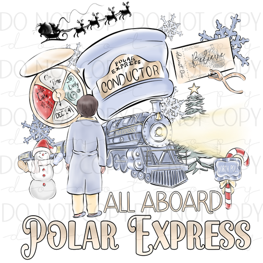 DTF TRANSFER|POLAR EXPRESS|296
