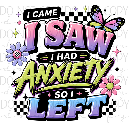 DTF TRANSFER|ANXIETY|352