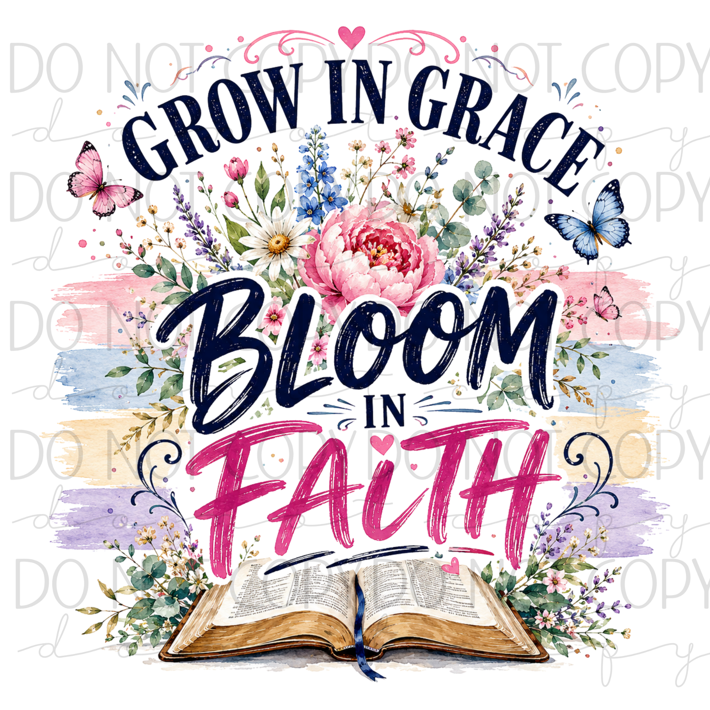 DTF TRANSFER|GROW IN GRACE|356