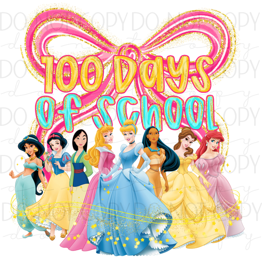 DTF TRANSFER|PRINCESS 100 DAYS|314