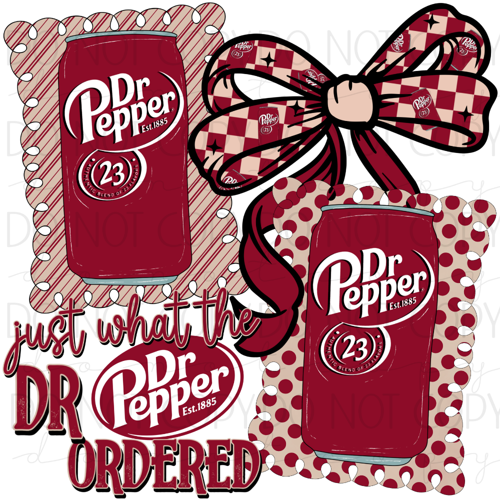 DTF TRANSFER|DR. PEPPER|318