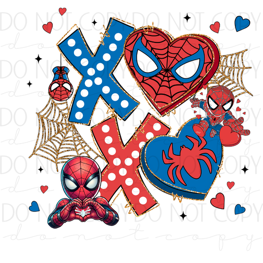 DTF TRANSFER|XOXO SPIDER|331