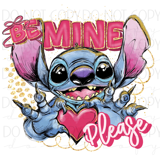 DTF TRANSFER|BE MINE|333