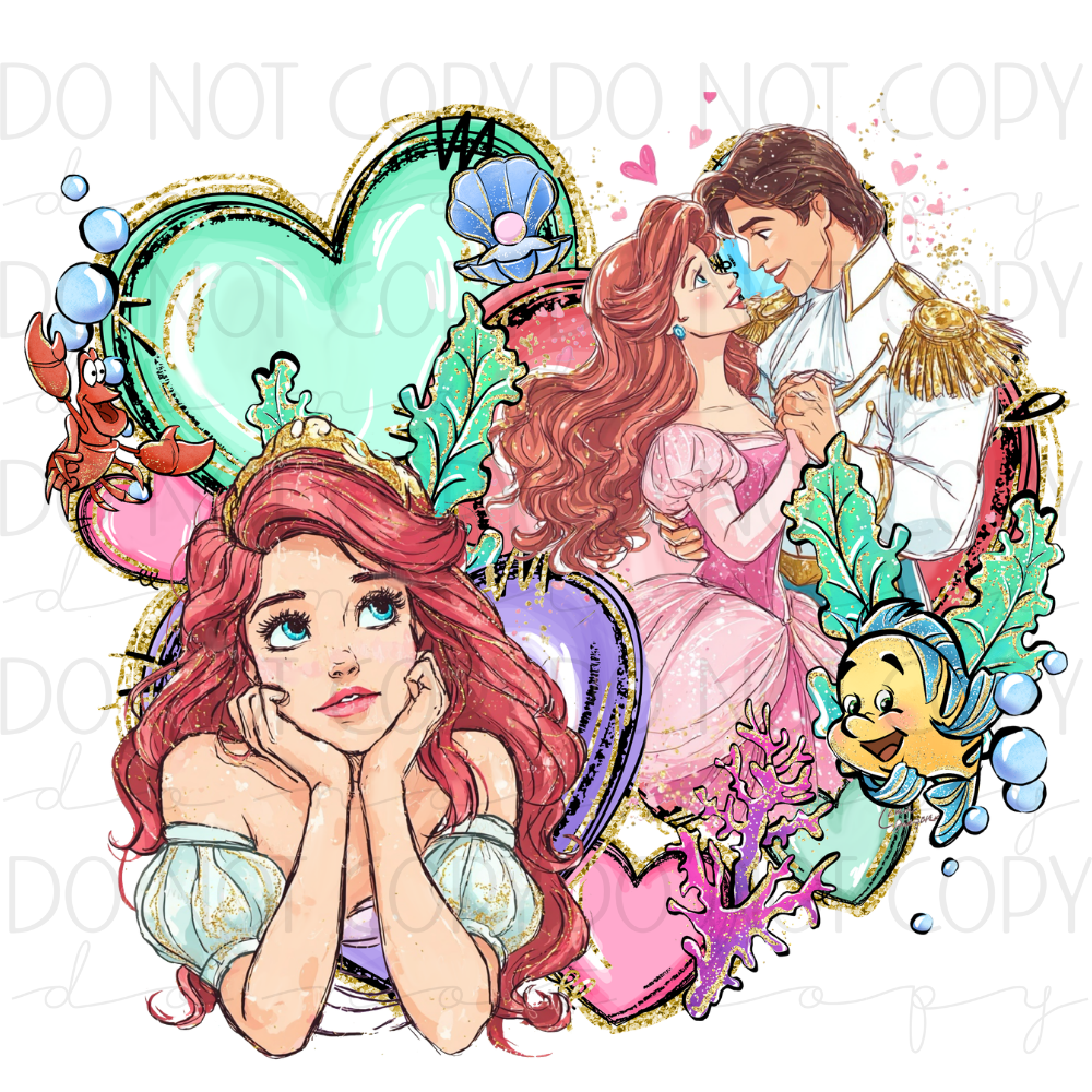 DTF TRANSFER|MERMAID|334