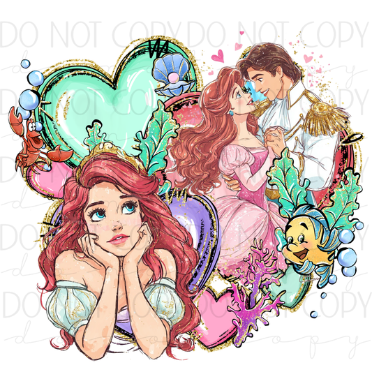 DTF TRANSFER|MERMAID|334