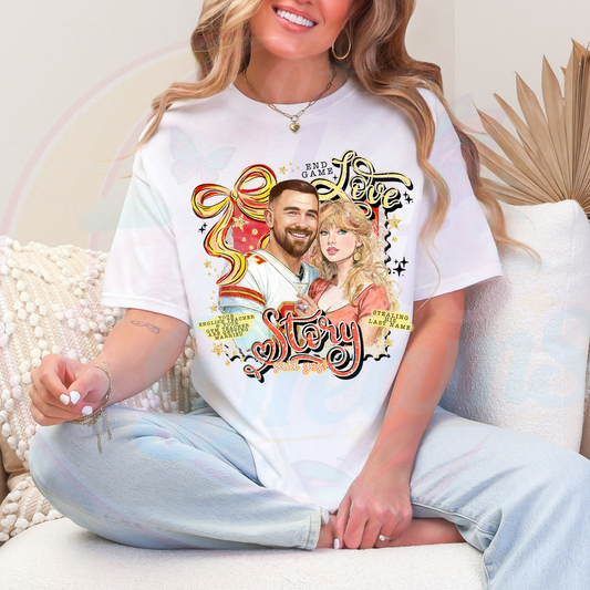 LOVE STORY DTF TRANFERS|READY TO PRESS 156