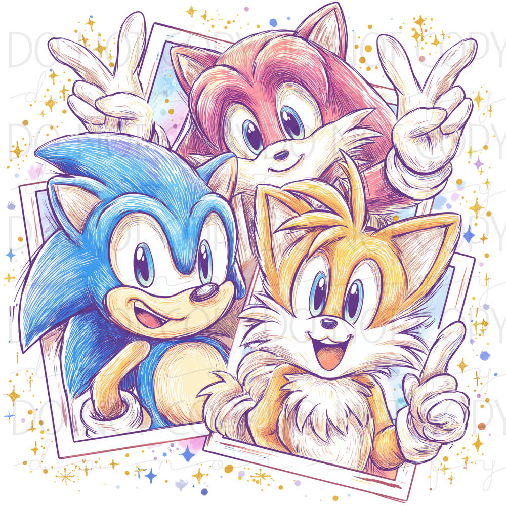 DTF TRANSFER| SONIC|43