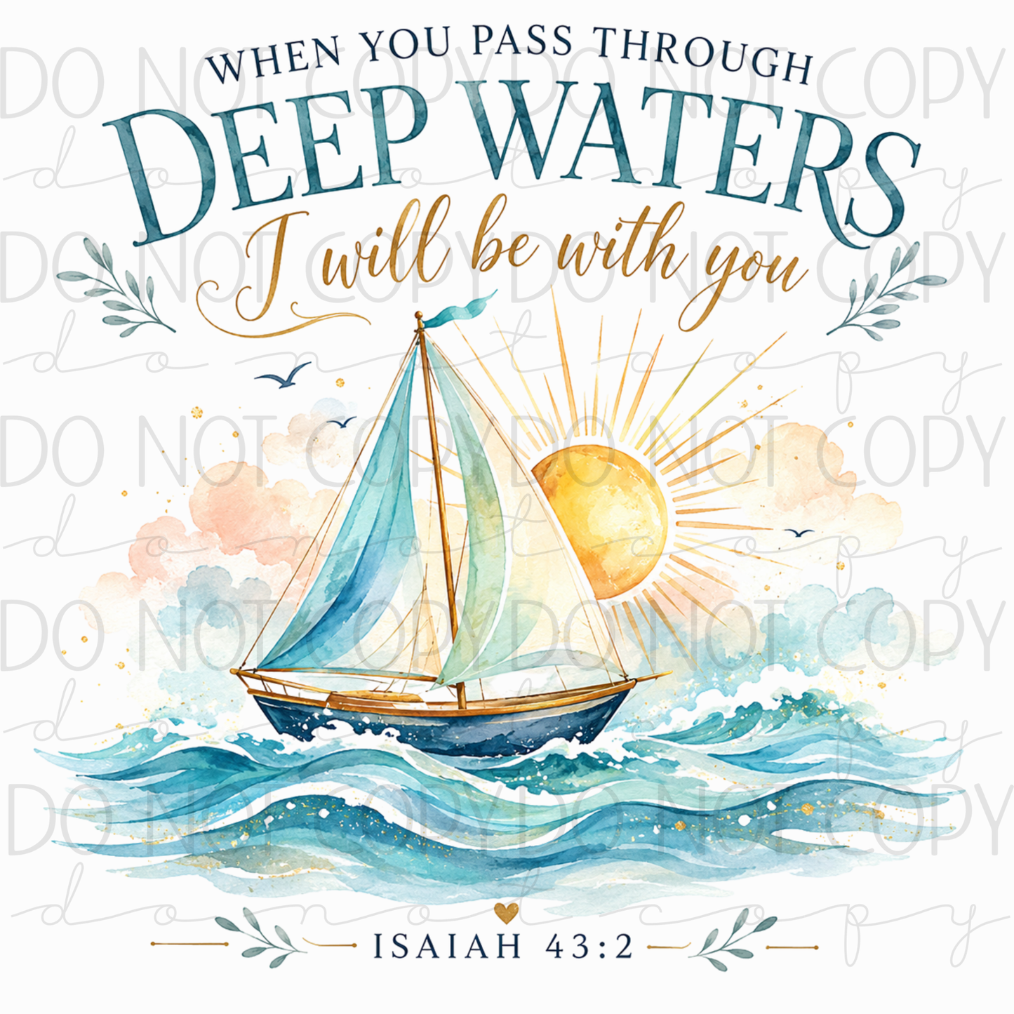 DTF TRANSFER|DEEP WATERS|545