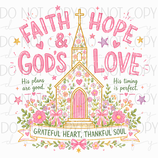 DTF TRANSFER|FAITH HOPE|547