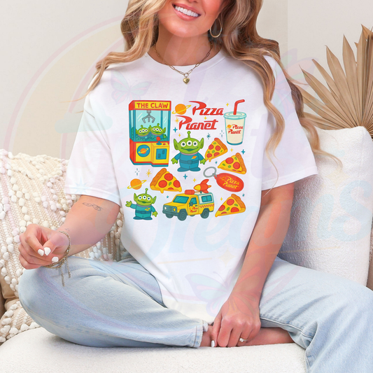 PIZZA PALNET DTF TRANFERS|READY TO PRESS 49