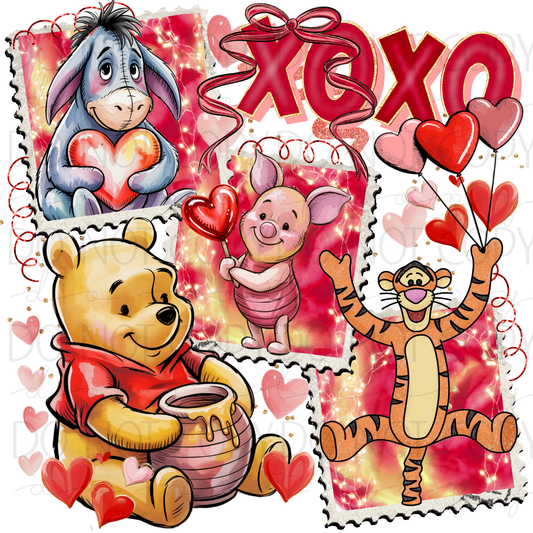 DTF TRANSFER|XOXO BEAR|363