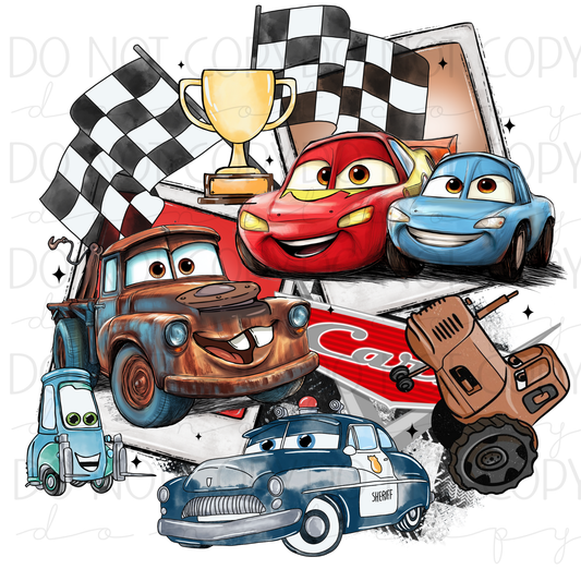 DTF TRANSFER|CARS|404