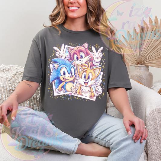 SONIC DTF TRANFERS|READY TO PRESS #9