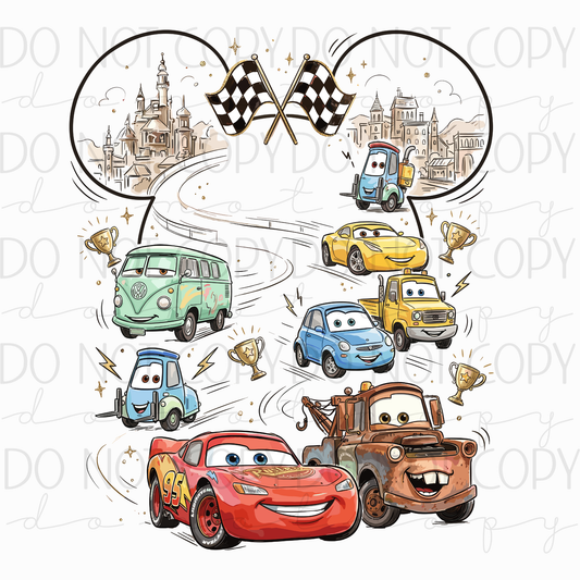 DTF TRANSFER|CARS|556