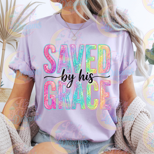 SAVED BY GRACE DTF TRANFERS|READY TO PRESS 691
