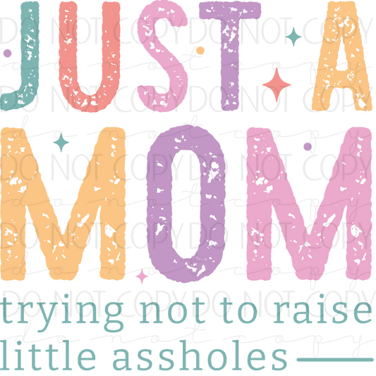 DTF TRANSFER|JUST A MOM|69