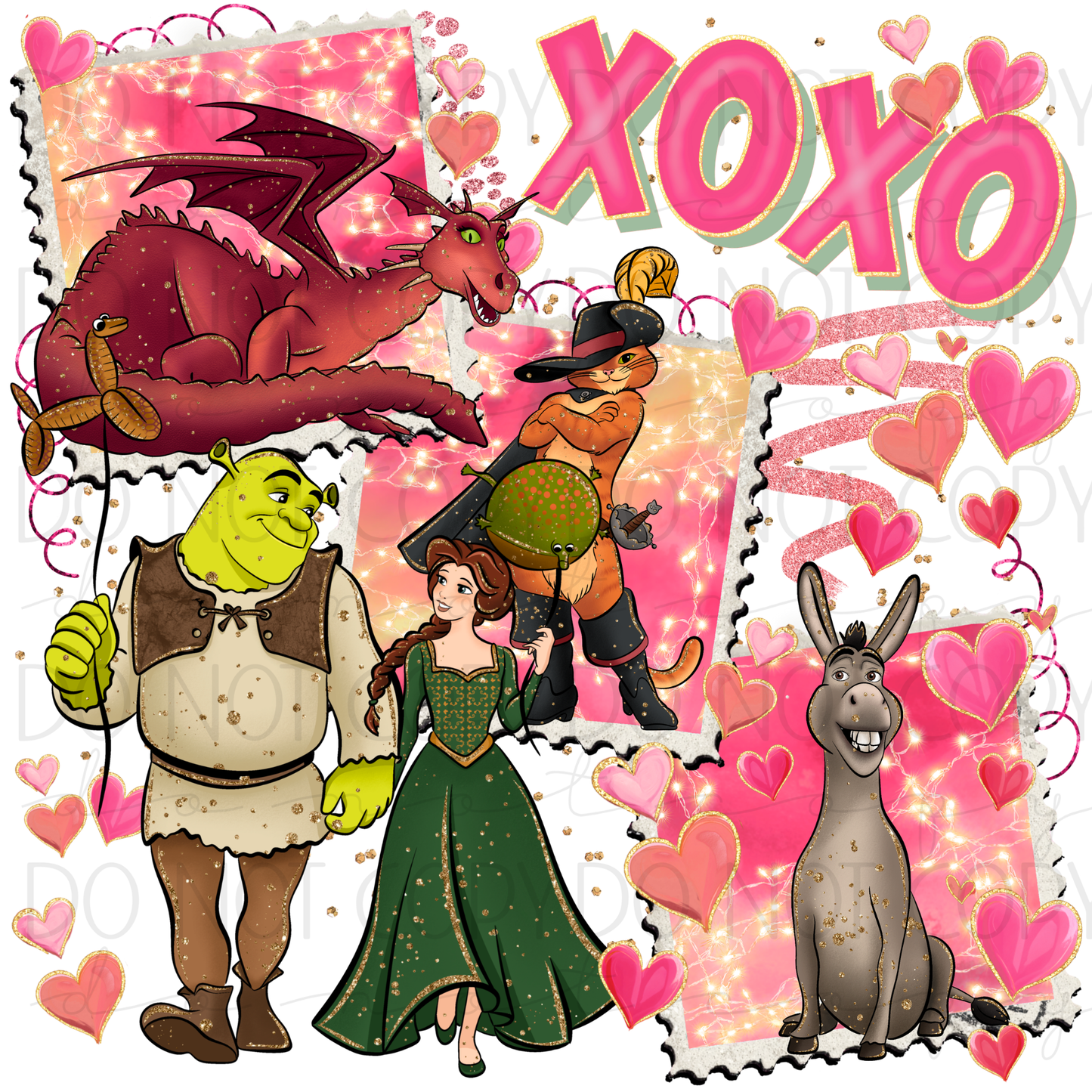 DTF TRANSFER|XOXO|438