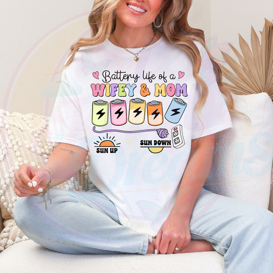 WIFEY & MOM DTF TRANFERS|READY TO PRESS 90