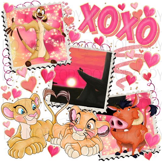 DTF TRANSFER|XOXO|443