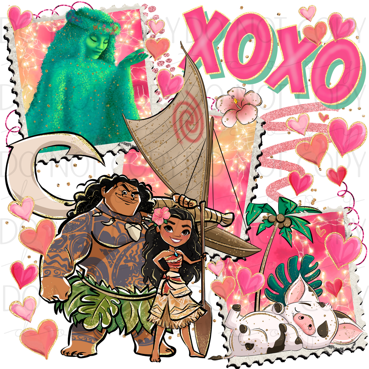 DTF TRANSFER|XOXO|447