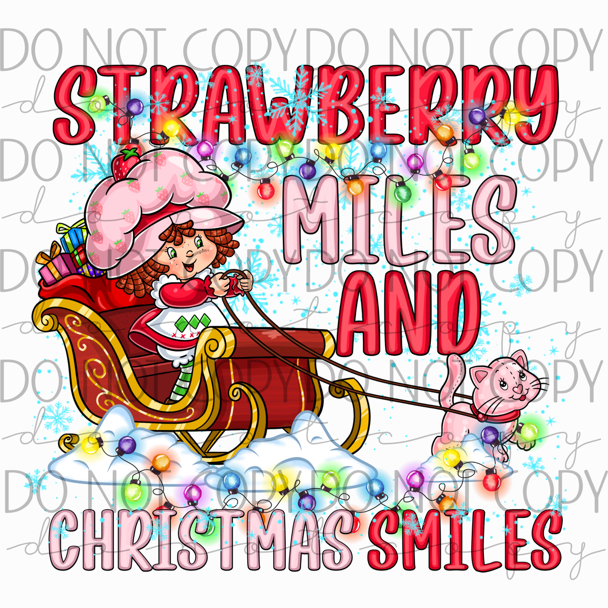 DTF TRANSFER|STRAWBERRY XMAS|597